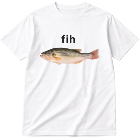 Koszulka z nadrukiem Fih