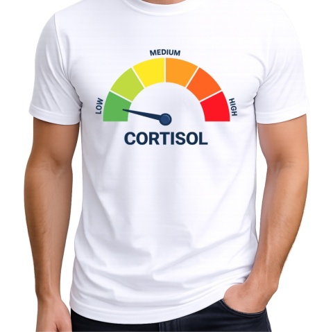 Koszulka z nadrukiem Low Cortisol